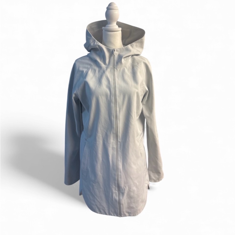 Lululemon Athletica Women's Soft Gray Glyde Along Softshell Fleece Lined Coat